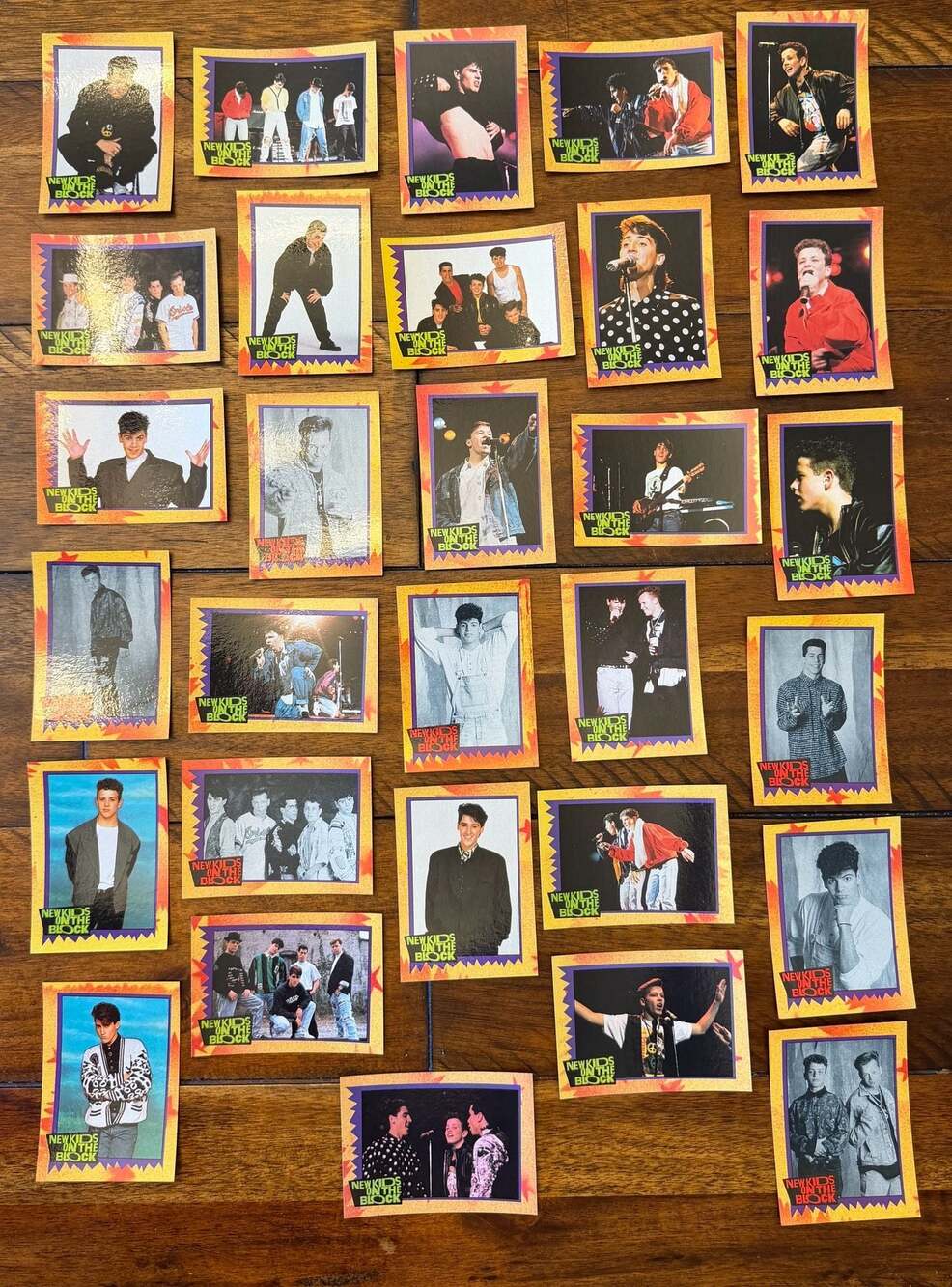 1989 New Kids on the Block Trading Cards Big Step Productions - COMPLETE SET